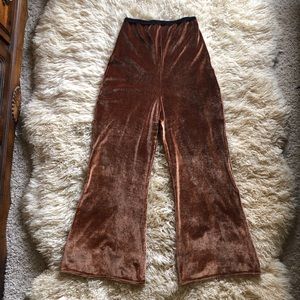 Solstice Intimates Velvet High-Waist Lounge Pants